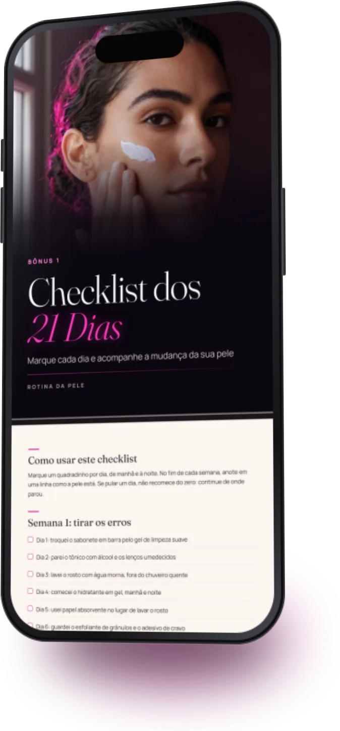 Checklist de 21 dias para o espelho